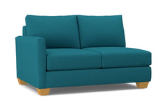 Tuxedo Left Arm Loveseat :: Leg Finish: Natural / Configuration: LAF - Chaise on the Left