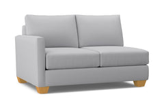 Tuxedo Left Arm Loveseat :: Leg Finish: Natural / Configuration: LAF - Chaise on the Left