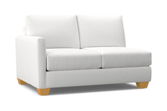 Tuxedo Left Arm Loveseat :: Leg Finish: Natural / Configuration: LAF - Chaise on the Left