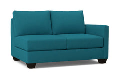 Tuxedo Right Arm Loveseat :: Leg Finish: Espresso / Configuration: RAF - Chaise on the Right