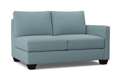 Tuxedo Right Arm Loveseat :: Leg Finish: Espresso / Configuration: RAF - Chaise on the Right