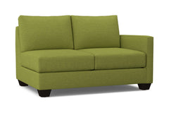 Tuxedo Right Arm Loveseat :: Leg Finish: Espresso / Configuration: RAF - Chaise on the Right