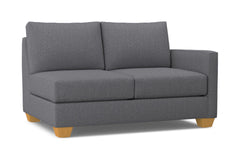 Tuxedo Right Arm Loveseat :: Leg Finish: Natural / Configuration: RAF - Chaise on the Right