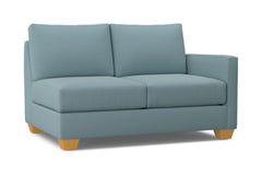 Tuxedo Right Arm Loveseat :: Leg Finish: Natural / Configuration: RAF - Chaise on the Right