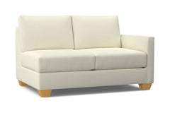 Tuxedo Right Arm Loveseat :: Leg Finish: Natural / Configuration: RAF - Chaise on the Right