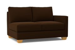 Tuxedo Right Arm Loveseat :: Leg Finish: Natural / Configuration: RAF - Chaise on the Right