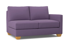 Tuxedo Right Arm Loveseat :: Leg Finish: Natural / Configuration: RAF - Chaise on the Right