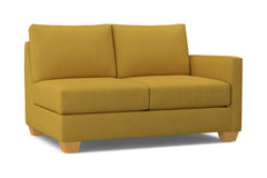 Tuxedo Right Arm Loveseat :: Leg Finish: Natural / Configuration: RAF - Chaise on the Right