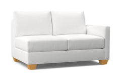 Tuxedo Right Arm Loveseat :: Leg Finish: Natural / Configuration: RAF - Chaise on the Right