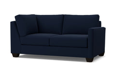 Tuxedo Right Arm Corner Loveseat :: Leg Finish: Espresso / Configuration: RAF - Chaise on the Right