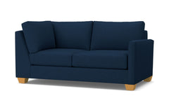 Tuxedo Right Arm Corner Loveseat :: Leg Finish: Natural / Configuration: RAF - Chaise on the Right