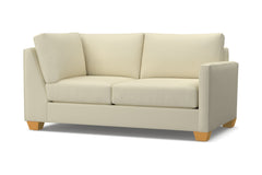 Tuxedo Right Arm Corner Loveseat :: Leg Finish: Natural / Configuration: RAF - Chaise on the Right