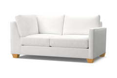 Tuxedo Right Arm Corner Loveseat :: Leg Finish: Natural / Configuration: RAF - Chaise on the Right