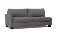 Tuxedo Left Arm Sofa :: Leg Finish: Espresso / Configuration: LAF - Chaise on the Left