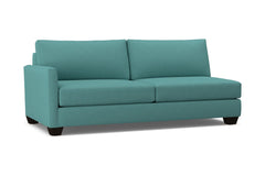 Tuxedo Left Arm Sofa :: Leg Finish: Espresso / Configuration: LAF - Chaise on the Left