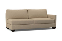 Tuxedo Right Arm Sofa :: Leg Finish: Espresso / Configuration: RAF - Chaise on the Right
