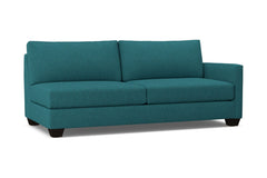 Tuxedo Right Arm Sofa :: Leg Finish: Espresso / Configuration: RAF - Chaise on the Right