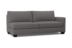 Tuxedo Right Arm Sofa :: Leg Finish: Espresso / Configuration: RAF - Chaise on the Right