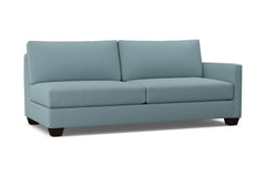 Tuxedo Right Arm Sofa :: Leg Finish: Espresso / Configuration: RAF - Chaise on the Right