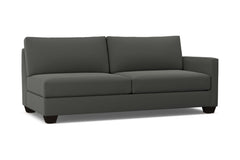 Tuxedo Right Arm Sofa :: Leg Finish: Espresso / Configuration: RAF - Chaise on the Right