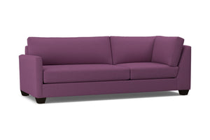 Tuxedo Left Arm Corner Sofa :: Leg Finish: Espresso / Configuration: LAF - Chaise on the Left