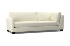 Tuxedo Left Arm Corner Sofa :: Leg Finish: Espresso / Configuration: LAF - Chaise on the Left