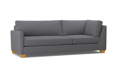 Tuxedo Left Arm Corner Sofa :: Leg Finish: Natural / Configuration: LAF - Chaise on the Left