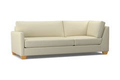 Tuxedo Left Arm Corner Sofa :: Leg Finish: Natural / Configuration: LAF - Chaise on the Left