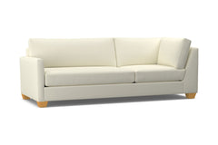 Tuxedo Left Arm Corner Sofa :: Leg Finish: Natural / Configuration: LAF - Chaise on the Left