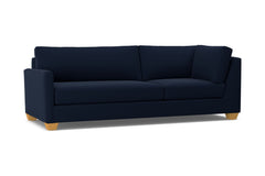 Tuxedo Left Arm Corner Sofa :: Leg Finish: Natural / Configuration: LAF - Chaise on the Left