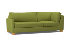 Tuxedo Left Arm Corner Sofa :: Leg Finish: Natural / Configuration: LAF - Chaise on the Left