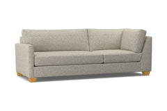 Tuxedo Left Arm Corner Sofa :: Leg Finish: Natural / Configuration: LAF - Chaise on the Left