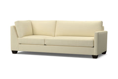 Tuxedo Right Arm Corner Sofa :: Leg Finish: Espresso / Configuration: RAF - Chaise on the Right