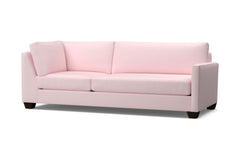 Tuxedo Right Arm Corner Sofa :: Leg Finish: Espresso / Configuration: RAF - Chaise on the Right