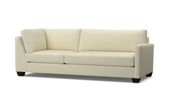 Tuxedo Right Arm Corner Sofa :: Leg Finish: Espresso / Configuration: RAF - Chaise on the Right