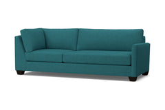 Tuxedo Right Arm Corner Sofa :: Leg Finish: Espresso / Configuration: RAF - Chaise on the Right