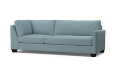 Tuxedo Right Arm Corner Sofa :: Leg Finish: Espresso / Configuration: RAF - Chaise on the Right