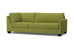 Tuxedo Right Arm Corner Sofa :: Leg Finish: Espresso / Configuration: RAF - Chaise on the Right