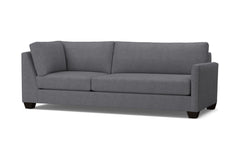 Tuxedo Right Arm Corner Sofa :: Leg Finish: Espresso / Configuration: RAF - Chaise on the Right