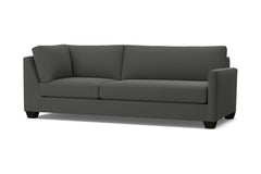 Tuxedo Right Arm Corner Sofa :: Leg Finish: Espresso / Configuration: RAF - Chaise on the Right