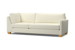 Tuxedo Right Arm Corner Sofa :: Leg Finish: Natural / Configuration: RAF - Chaise on the Right