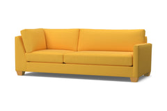 Tuxedo Right Arm Corner Sofa :: Leg Finish: Natural / Configuration: RAF - Chaise on the Right