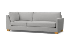 Tuxedo Right Arm Corner Sofa :: Leg Finish: Natural / Configuration: RAF - Chaise on the Right