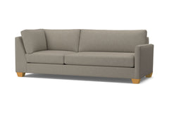 Tuxedo Right Arm Corner Sofa :: Leg Finish: Natural / Configuration: RAF - Chaise on the Right