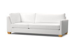 Tuxedo Right Arm Corner Sofa :: Leg Finish: Natural / Configuration: RAF - Chaise on the Right