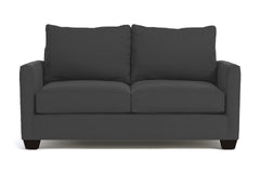 Tuxedo Apartment Size Sleeper Sofa Bed :: Leg Finish: Espresso / Sleeper Option: Deluxe Innerspring Mattress