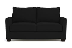 Tuxedo Apartment Size Sleeper Sofa Bed :: Leg Finish: Espresso / Sleeper Option: Deluxe Innerspring Mattress