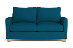 Tuxedo Apartment Size Sleeper Sofa Bed :: Leg Finish: Natural / Sleeper Option: Memory Foam Mattress