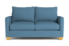 Tuxedo Apartment Size Sleeper Sofa Bed :: Leg Finish: Natural / Sleeper Option: Memory Foam Mattress