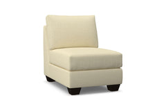 Tuxedo Armless Chair :: Leg Finish: Espresso